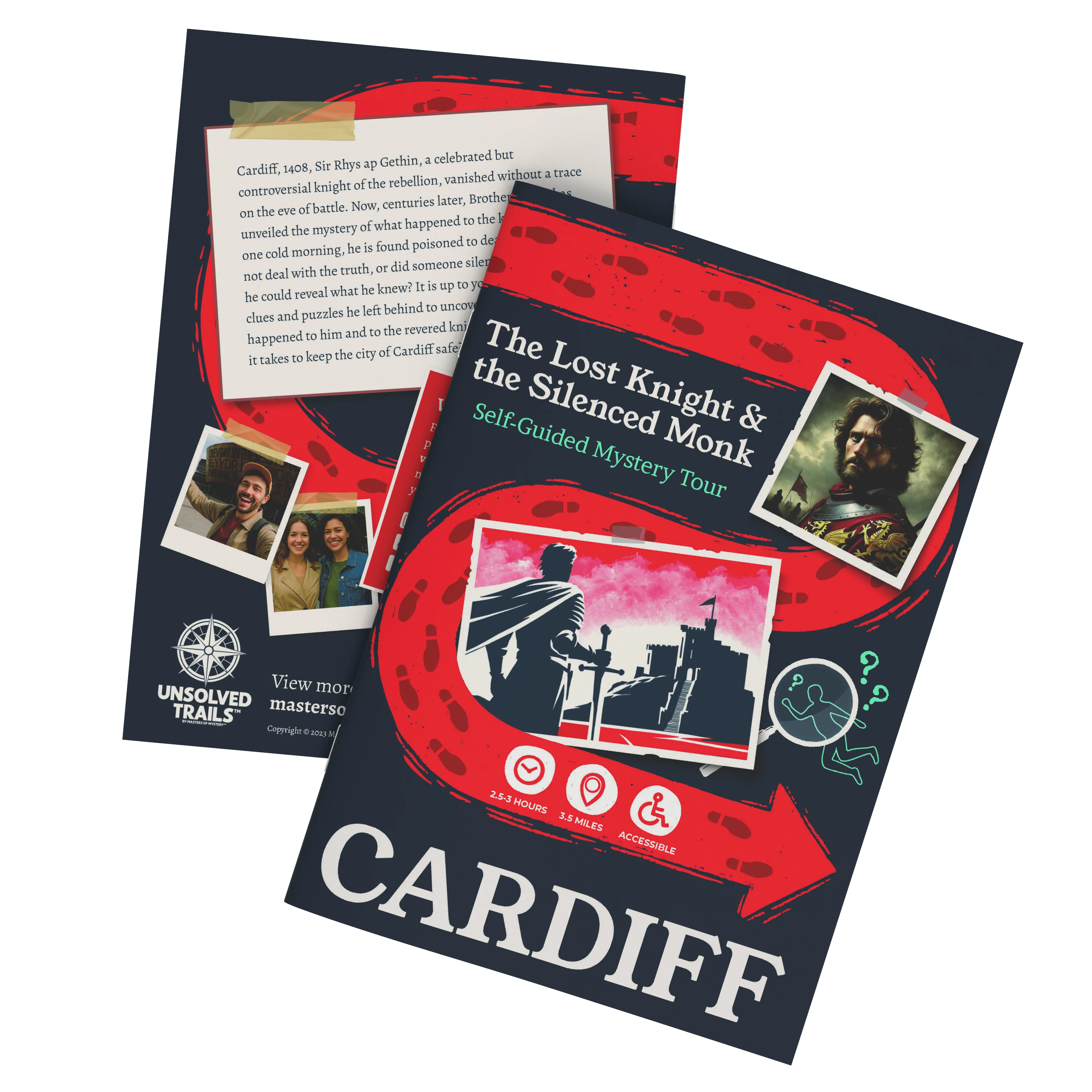 Outdoor Escape Room Cardiff - Self-Guided Murder Mystery Tour – The Lost Knight & the Silenced Monk - Image 5