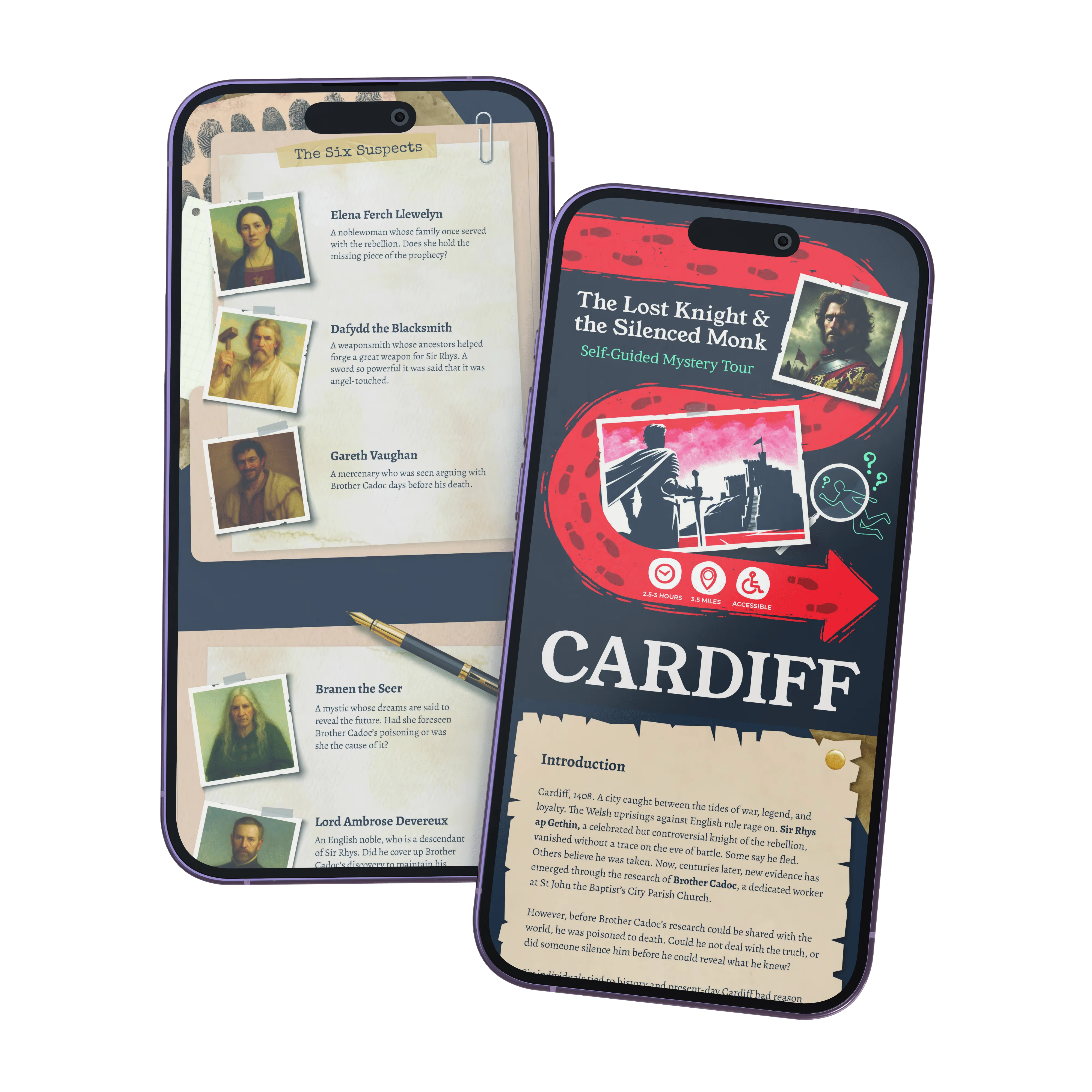 Outdoor Escape Room Cardiff - Self-Guided Murder Mystery Tour – The Lost Knight & the Silenced Monk - Image 6
