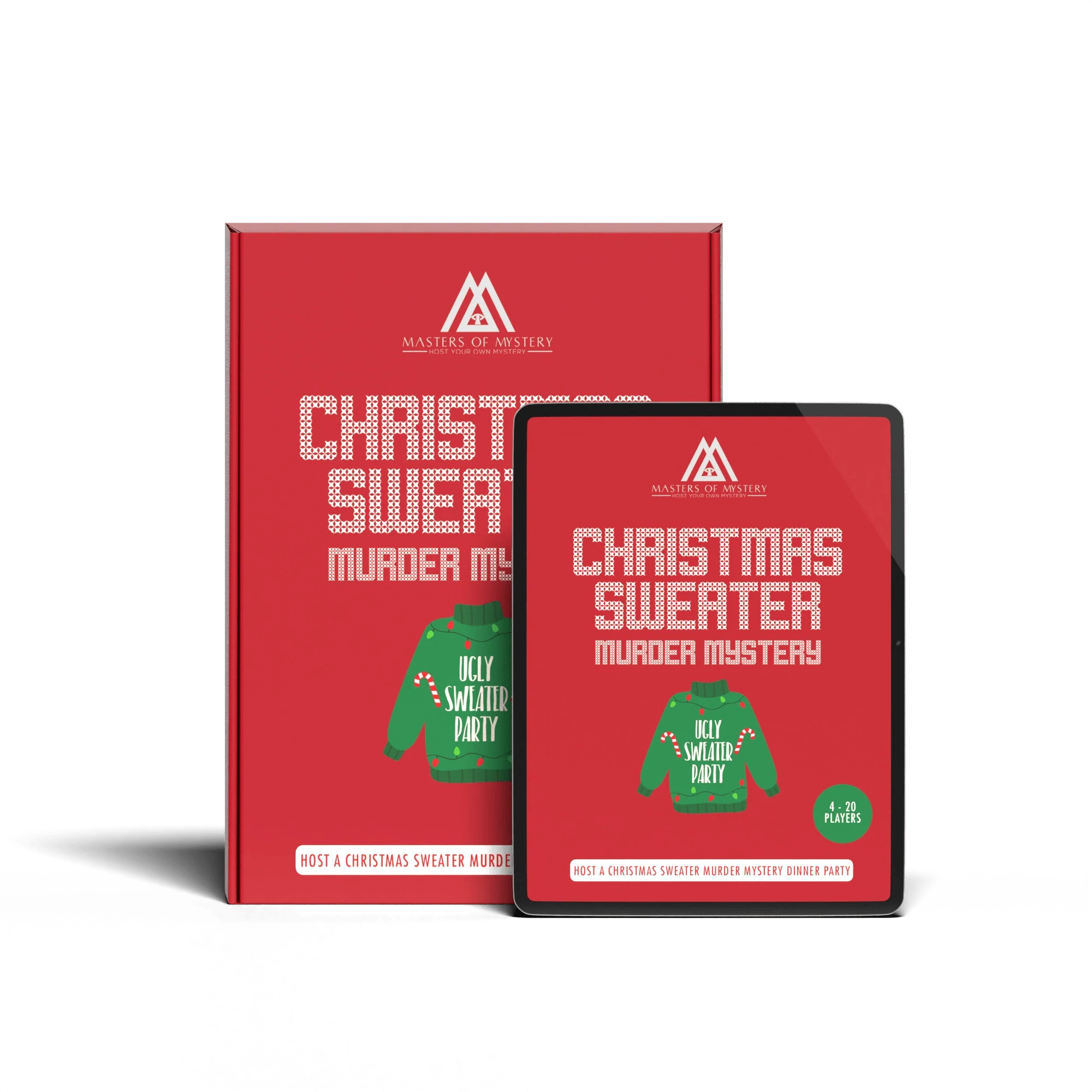 Office Christmas Sweater Party Murder Mystery Game Kit