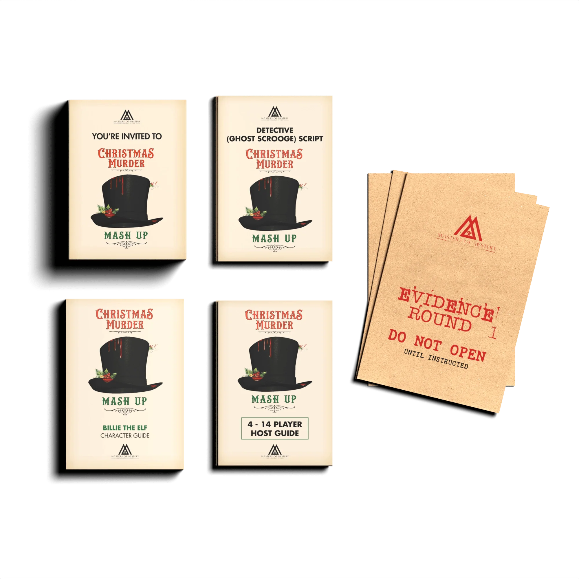 Christmas Murder Mystery Host Your Own Dinner Party Game Kit - Image 4
